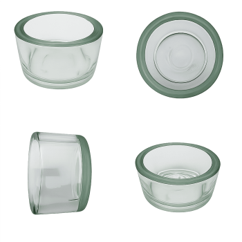 Preview: Teelichtbehälter aus Glas *neue Ausführung 2026*