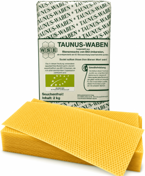 Taunus Waben - aus Wachs von BIO-Imkereien - Sondermaß