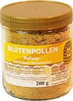 Blütenpollen Pulver 200 g im Glas