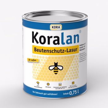 Koralan Beutenschutz Lasur - nussbaum - 750ml