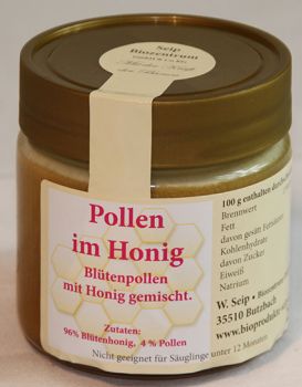Pollen im Honig