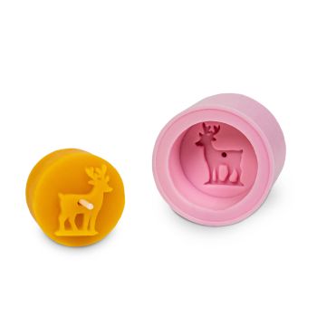 Gießform Teelicht "Rentier"