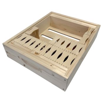 Honigraum für Wabenhonig Taunus-Zander (Set inkl. 36 Rähmchen & Holzanfangstreifen)
