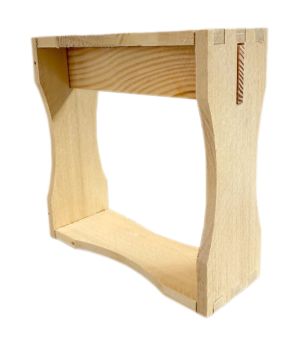 Holzrähmchen für Wabenhonig 10 x 10 mit Holzstreifen fertig gebaut!