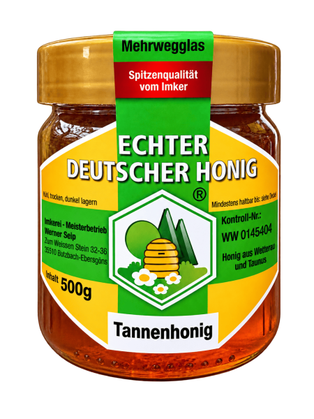 Deutscher Tannenhonig im 12,5 kg Eimer
