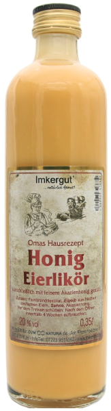 Eierlikör mit Akazienhonig 0,35 l