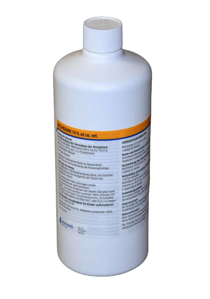 Bekämpfen Sie die Varroa mit zugelassenen Mitteln.