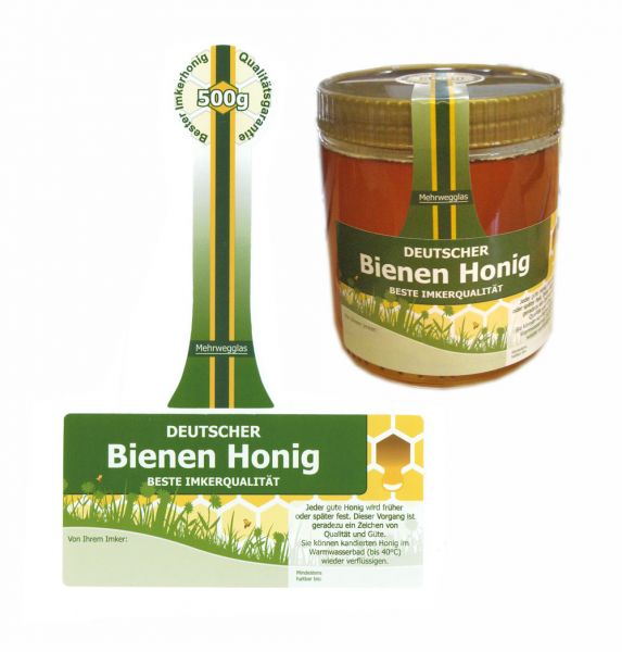 Deutscher Bienenhonig Etikett Imker-Bienen-Honig-neuwertig DDR 10St.ca.60erJahre 