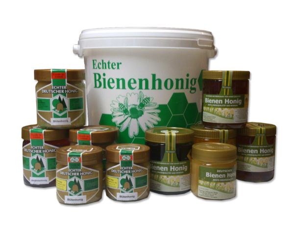 Blütenhonig mit Rapsanteil - cremig - 12,5 kg Eimer