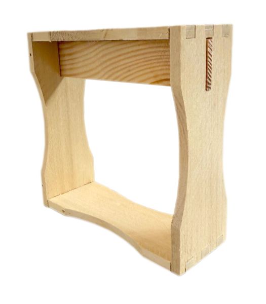 Holzrähmchen für Wabenhonig 10 x 10 mit Holzstreifen fertig gebaut!