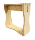 Holzrähmchen für Wabenhonig 10 x 10 mit Holzstreifen fertig gebaut!